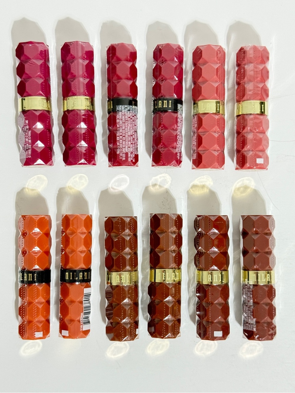 Milani Fetish Lipstick mixed lot of 12 (6 shades) New Sealed